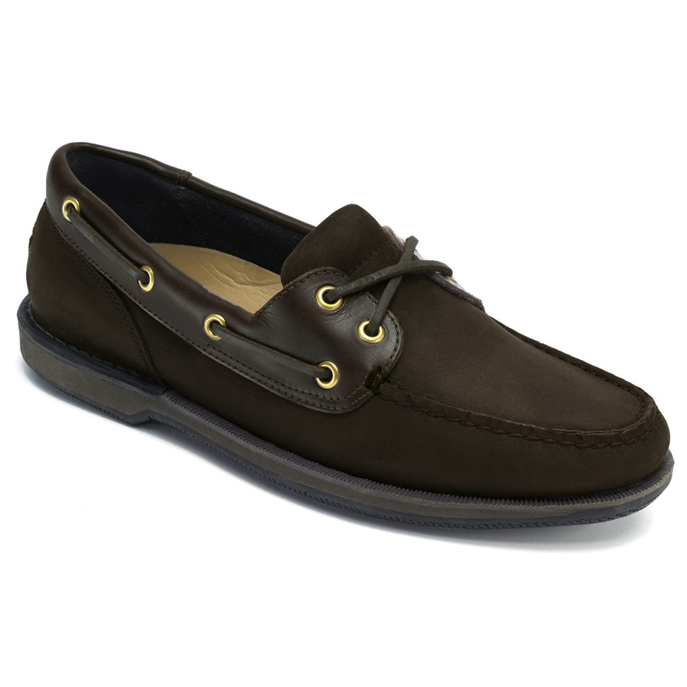 Sapatos De Vela Rockport Homem Pretas - Perth - 38251WUQY